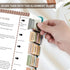 CICPAP Bible Tabs for Women & Men, Laminated Bible Tabs for Study Bible, Boho Theme Bible Tabs for Easy Navigation