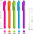 Retractable Mechanical Eraser Pen - Assorted Color Pen-Style Erasers, 5 Pack