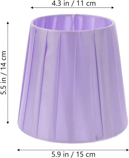 Kallory Modern Table Lamp Shade Light Weight Fabric Cover for Desk Bedside Lamps Easy to Install Elegant Design
