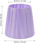 Kallory Modern Table Lamp Shade Light Weight Fabric Cover for Desk Bedside Lamps Easy to Install Elegant Design