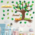 CY2SIDE Leaves Bible Tree Cutouts - 86PCS Rooted in God’s Word Bulletin Board Set for Sunday School Decor