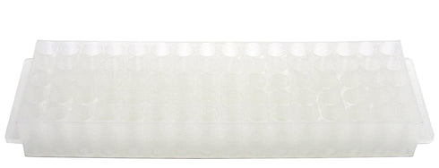 Heathrow Scientific HS29025A Microtube Rack, 80 Wells, Polypropylene, Natural (Pack of 5)
