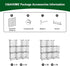 C&AHOME Wire Cube Storage, 8-Cube Organizer Metal Grids, Modular Shelves Units for Home, Office, Living Room