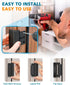 800 lbs Home Security Door Reinforcement Lock - Child Proof Door Locks for Front Door Child Safety Lock High Door Locks
