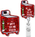 Namifin Retractable Badge Holder - Lightweight Badge Reel with ID Clip for Nurses and Office Workers