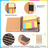 Chuangdi 20 Sets Employee Appreciation Thank You Gifts - Inspirational Spiral Notebook and Bamboo Pen