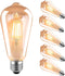 HESSION ST64 LED Edison Bulbs, 4W Equivalent 40W, Soft Light Amber Glass 2700K, LED Filament Bulbs with 90+ CRI, E26