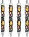 Generic Russian Nesting Dolls Flowers Retractable Ballpoint Pen 0.5mm Smooth Writing Gel Ink