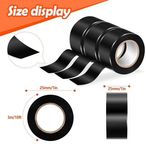 Amylove 6 Roll Self Fusing Silicone Tape, 1in(W) x10ft(L) Waterproof Rubber Tape for Pipe Repair, Electrical Wire, Tool