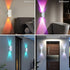 Hirzsjoy 16 Dimmable, 1500mAh LED Wireless Wall Sconce with Remote, Colors Changing, Motion Sensor Light Indoor