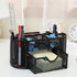 PAKASEPT Desk Organizers, Mesh Caddy with Compartments for Makeup and Office Supplies