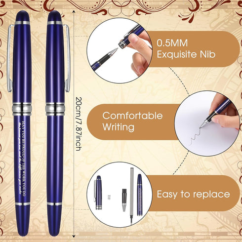 Panitay 20 Pcs Employee Appreciation Gifts, Leather Journal with Pens, 10 Travel Journals with Pockets for Office
