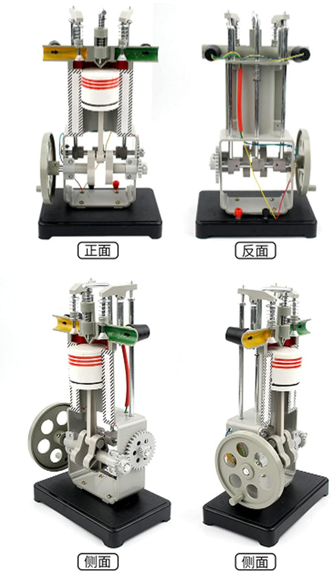 zatagen 1PC J31009 Diesel Engine Model, Internal Combustion Engine Model, Teaching Demonstration Diesel Engine Working