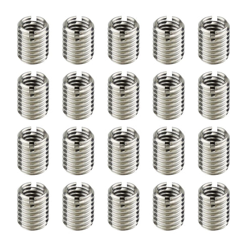 20PCS M10 to M8 Thread Reducer Nuts, Stainless Steel Fastener Accessory for Plumbing Connections/Compressed Air
