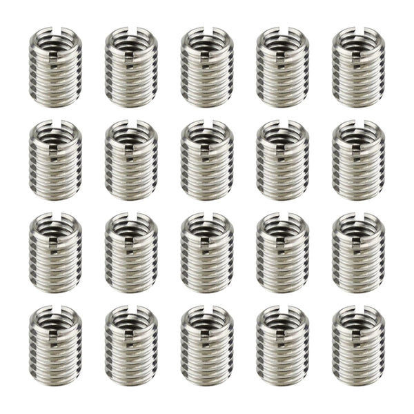 20PCS M10 to M8 Thread Reducer Nuts, Stainless Steel Fastener Accessory for Plumbing Connections/Compressed Air