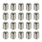 20PCS M10 to M8 Thread Reducer Nuts, Stainless Steel Fastener Accessory for Plumbing Connections/Compressed Air