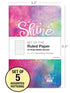 Elan Publishing Company Field Notebook - Pocket Journal, 3.5"x5.5", Watercolor Inspiration Covers, Pack of 5