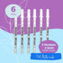 SAKURA Gelly Roll Gel Pens - Medium & Bold Tip Ink Pens for Journaling, Art, or Drawing - Classic White Ink - 08/10 Assorted Tip Sizes - 6 Pack by SAKURA