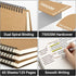 EUSOAR Hardcover Lined Notebook, A4 3 Packs 8.5"x 11" 120 Pages, College Ruled Travel Writing Notebooks
