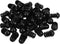 RUNROTOO 50pcs Round Tube Plugs Furniture Leg Hardwood Floor Friendly Plastic Inserts for