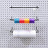 5 Pack Extendable Pegboard Paper Towel Holder, Pegboard Hook for Workshop, Garage, Kitchen, Laundry Room