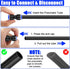 100 Pcs Quick Connect Air Hose Fittings Kit, 5/32" to 1/2" Inch Push Connectors for 4-12 mm OD Tube