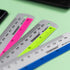 Set of 3 Aluminum Rulers, 6”, 8”, 12” in Inch and cm Scale, Random Color
