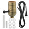 4-Stage Lamp Holder Replacement Kit, E26 Threaded Base, Turn Knob for Strong/Medium/Weak/Off