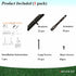 Explranltec 11 (48'') Louver Bracket Kit, Deck Sunblind System, Shutters Hardware System for Windows Garden, Complete
