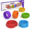 WorWoder 6 Pack Sensory Fidget Toys Slap Bracelets, Textured Silicone Sensory Toys for