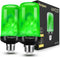 Hompavo Upgraded LED Flame Light Bulbs, Green Flickering Effect, E26 Flame Bulb for Home Halloween, St. Patrick's Day,