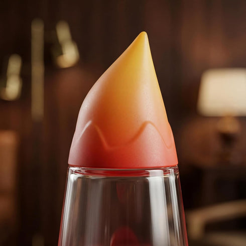 MLATAOOYG 13 Candle-Shaped Liquid Motion Lamp - Retro Mood Light with Mesmerizing Wax Flow, Color-Changing Night Light