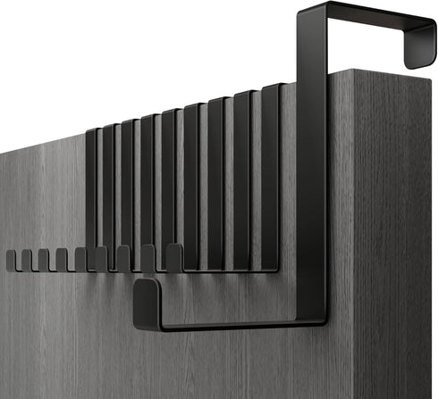 Menz SET of 10 Over The Door Hooks - Black 2-Sided Hooks for Hanging Indoors and Outdoors