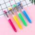 HeTaoCat Multicolor Pens 3 Pack, 0.5mm 10-in-1 Retractable Ballpoint Pens, 10 Colors Transparent Barrel for Office