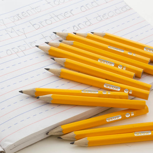 BAZIC Golf Pencil Yellow Pre-Sharpened Pencils #2 HB, Pre Sharpened Mini Pencils, Bulk Class Pack for School Office Exam (144/Pack), 1-Pack