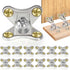 AccEncyc 12 Pack L Bracket Detachable Corner Brace Removable Butterfly Corner Brace Heavy