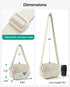 2 1 BAGSMART in Puffy Camera Sling Bag Small Camera Shoulder Bag DSLR/SLR/Mirrorless Crossbody Photography Camera Case