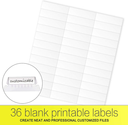HERKKA Extra Capacity Hanging File Folders, 30 Pack, Reinforced Letter Size with Heavy Duty 2 Inch Expansion