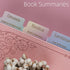 UPAFEXXI Summaries(Gold 80Chapters -Laminated Bible Tabs with Book Foil Embossed Lettering), Bible Tabs for Women