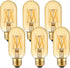 LiteHistory E26 LED Bulb 6W Equivalent, Warm White 2200K, Dimmable AC120V, 400lm, Pack of 6