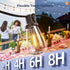 102FT(96+6) 30 Bulbs, 30H+ Dimmable addlon Solar String Lights Outdoor with Remote, Waterproof Patio Lights