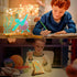 LED Note Board with Colors, Light up Dry Erase Board with Stand & 7 Pens, Glowing Memo Board for Home Office School