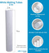 MagicWater Supply Mailing Tube 2 in x 9 in White - 4 Pack - for Shipping and Storage of Posters, Arts, Crafts, and Documents