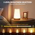 2 Pack Dimmable 13 5 Auxmir LED Night Light Bedside Lamp Touch and Remote Control Tabletop RGB Colors Changing