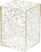 pbf Clear Acrylic Pen Holder for Desk, Makeup Brush Organizer, Pencil Cups, Desk Organizer (Gold Glitter)