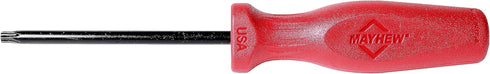 Mayhew Tools 27410 USA Torx Screwdriver, Red T30 x 4-Inch for Precision Tasks