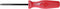 Mayhew Tools 27410 USA Torx Screwdriver, Red T30 x 4-Inch for Precision Tasks