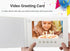 720P 128M (4.3inch) Diyeeni Video Greeting Card, Customizable Video Book with LCD Screen, HD Video Playback, Memory