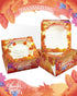 Bakepacker Thanksgiving Cake Boxes with Window, 36pcs 8x8x5 inches (18 Cake Boxes + 18 Cake Boards)