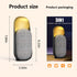 Gemmac 3 1 in Night Light + Bluetooth Speaker + White Noise Sound Machine, Multifunctional Baby Sound Machine